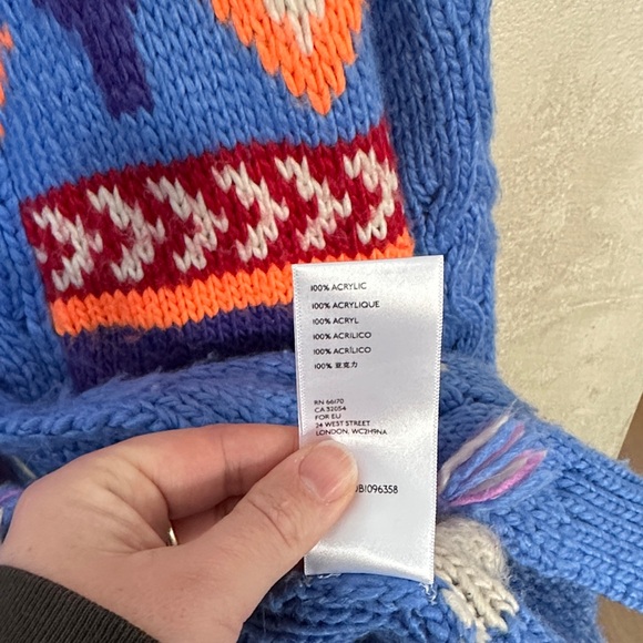 Kimchi Blue Multicolor Patterned Cardigan - Picture 9 of 9